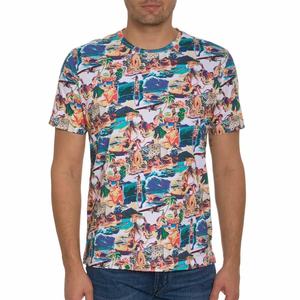 T-shirts en coton pur entièrement personnalisables, manches courtes, col rond, impression par sublimation personnalisée, t-shirts pour hommes, AI-TS-17 - Product Image 1