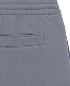 Pantalones Cortos Bermuda Ligeros para Hombre, Color Gris Sólido, Algodón, Cintura Media, Cierre Elástico, Estilo Casual con Bolsillos, Tejido Transpirable - Product Image 4