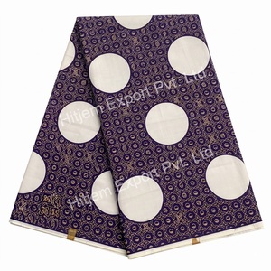 Tissu en coton sergé africain de haute qualité du Nigeria, imprimé wax, 100 % coton, personnalisé OEM ODM pour vêtements pour garçons, sacs, textiles de maison, approvisionnement en gros - Product Image 4