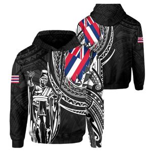 Sudadera con Capucha Hawaiana Tribal con Diseño Personalizado OEM, Sublimación con Impresión Completa, Sudadera con Capucha Polinesia con Corte y Costura Personalizados, Sudaderas con Capucha con Patrón Maorí Personalizado - Product Image 1