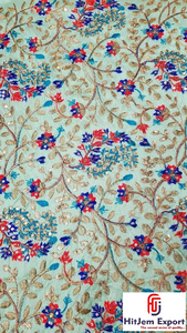 Tissu Jacquard de Luxe en Dentelle Tissée 100% Polyester Enduit PA Anti-Bactérien Ignifuge Poids Moyen pour Vêtements et Artisanat - Product Image 3