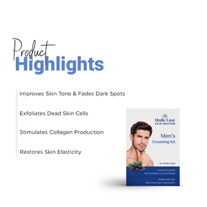 Kit Facial Premium Vedic Line para el Cuidado Masculino, Control del Acné, Eliminación de Puntos Negros y Brillo de la Piel, Precio de Venta para Exportación - Product Image 3