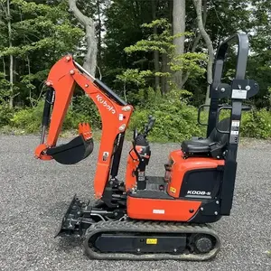 ¡Gran oferta! Miniexcavadora de orugas usada KUBOTA K008-3 con motor y engranajes, 3 años de garantía, alta eficiencia para movimiento de tierras y construcción. - Product Image 2