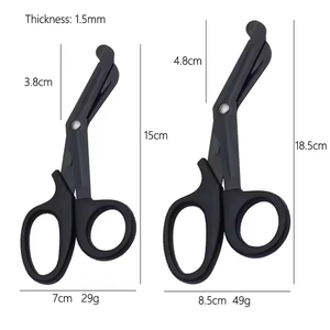 Swisher กรรไกรตัดผ้าพันแผลแบบใช้มือระดับพรีเมียมทำจากสแตนเลสอุปกรณ์ปฐมพยาบาลฉุกเฉินทางการแพทย์ได้รับการรับรองระดับ - Product Image 2