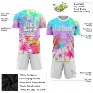 ชุดยูนิฟอร์มดีไซน์ล่าสุด พิมพ์ชื่อด้วยเทคนิค Sublimation ปี 2026 คุณภาพพรีเมียม ชุดฟุตบอลสั่งทำพิเศษ ทรงหลวม สำหรับฝึกซ้อมกีฬา - Product Image 2