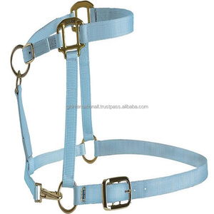 Fabriqué en Inde Licou en nylon léger et entièrement réglable en plusieurs couleurs et tailles personnalisées avec quincaillerie plaquée or de qualité supérieure - Product Image 5