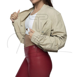 Ventes en ligne de vestes courtes pour femmes, best-sellers avec couleurs, tailles et logo personnalisables, vestes courtes pour femmes - Product Image 5