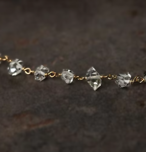 Collier de luxe en diamant DEF couleur VS clarté VVS, or massif 14K 18K, bijoux minimalistes en cristal superposés, collier ras du cou de mariée - Product Image 2