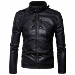 Chaqueta de Verano para Hombre, Estilo Vintage, de Cuero Genuino Negro, Impermeable y Transpirable - AL-TAUL IMPEX - Product Image 1