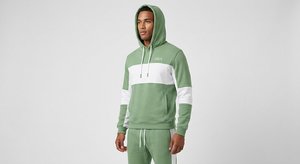 Survêtement à capuche pour homme, blanc et vert, décontracté, manches longues, en polyester et coton, de bonne qualité et confortable - Product Image 4