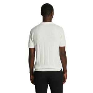 Polo tricoté pour homme Tony, manches courtes, coton premium texturé, coupe ajustée, décontracté, élégant, pour l'été, respirant, vente en gros - Product Image 6