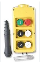 CMK PLB06D4/E Commande à bouton-poussoir mécanique en plastique pour pont roulant, contrôle double vitesse, IP65, 440V, intelligent, 1NO1NC - Product Image 2