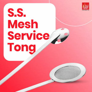 Best Selling S.S. <b>Mesh</b> Service Tong Food Serving Tongs with <b>Mesh</b> <b>Strainer</b> Oil Frying Food Clip - Product Image 5