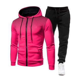 Sudadera con Capucha Personalizada 100% Algodón, Conjunto Deportivo de 2 Piezas, Transpirable, para Invierno, Tallas Grandes, para Hombre y Mujer - Product Image 5