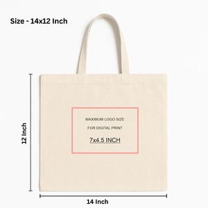 กระเป๋าผ้าแคนวาสคุณภาพส่งออก พร้อมซิปปิด ใช้ได้หลากหลาย เหมาะสำหรับเดินทางและช้อปปิ้ง มีจำหน่ายในราคาขายส่ง - Product Image 3