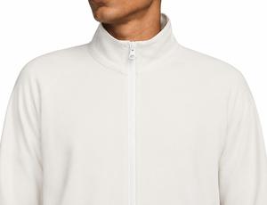 Men's <b>White</b> <b>Tracksuit</b> Full Sleeve Zipper Closure Casual Autumn Wear Solid Color 100% Cotton Side Pockets Regular Fit - Product Image 4