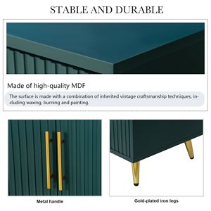 Mobile TV Blu Navy Regolabile con Armadietto Contenitore, Consolle TV in Legno per Soggiorno e Camera da Letto, Credenza - Categoria Prodotto - Product Image 5