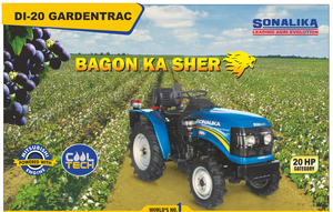 Tractor de Ruedas Sonalika GT 20 4WD de 20 HP, Tractor Compacto con Características Multifuncionales para Pequeñas Granjas y Huertos - Product Image 6