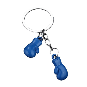 Porte-clés mini gant de boxe en alliage de zinc de haute qualité – Accessoire métallique, cadeau génial, porte-clés de boxe personnalisé - Product Image 1
