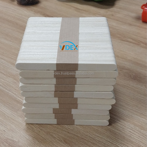 แท่งไอศกรีมไม้ขนาด114มม. ขอบกลมและขอบตรงสำหรับเครื่องทำไอศกรีมอัตโนมัติแท่งไม้แบบใช้แล้วทิ้ง - Product Image 3