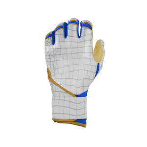 Breathable Mesh <b>Baseball</b> Batting <b>Gloves</b> Long Cuff Moisture Wicking Shock Absorption Customized Material <b>Baseball</b> Batting <b>Gloves</b> - Product Image 2