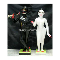 Nouvelle sculpture artisanale tendance et très demandée en marbre Iskcon Radha Krishna pour la maison, le bureau et le temple à des fins de culte