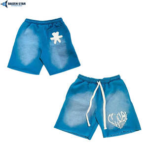 Pantalones Cortos para Hombre, Lisos, de Secado Rápido, Transpirables, Ecológicos, de Algodón y Felpa, con Cordón Ajustable, Bordado, Casuales, Marca Privada - Product Image 6