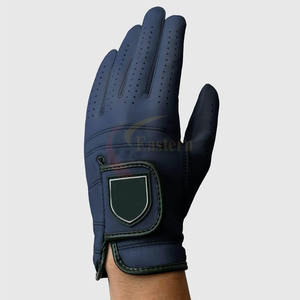 Guante de golf de cuero Cabretta para mano izquierda, antideslizante, con cierre de velcro, unisex, para deportes. - Product Image 1