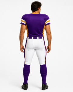 Ensemble d'uniformes de football américain sur mesure de haute qualité, tissu respirant et durable, maillot et pantalon pour entraînement et matchs. - Product Image 6