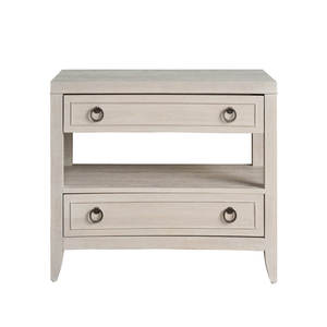 2-Drawer <b>Nightstand</b> with Stylish Design for Bedroom Organization - Product Image 1
