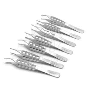 Sambrialmed International – Kit de 7 pinces à tissus Adson 9x9, 7x7 Micro Kocher 1x2 dents – Instruments chirurgicaux souples - Product Image 1