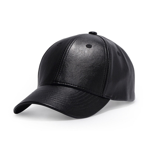 New Stylish Best Quality Warm Baseball 100% Leather <b>Caps</b> OEM Service Customized Unisex Four Seasons - Product Image 2