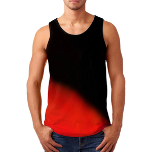 Débardeur pour homme en coton 100% écologique, respirant et à séchage rapide, avec logo personnalisé par sublimation, pour la salle de sport et le fitness, en solde - Product Image 1