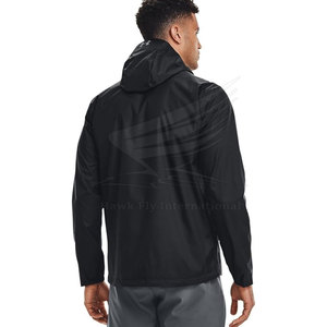 Chaqueta Impermeable con Capucha para Hombre, Diseño Personalizado, Transpirable, con Logotipo Frontal, Estilo Urbano, Ropa de Invierno, Tejido de Nailon/Poliéster - Product Image 2