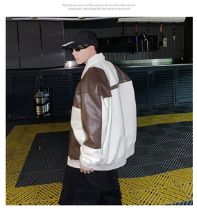 Chaqueta de Cuero Personalizada Premium para Hombre, con Logotipo OEM, Estilo Clásico de Motociclista, Cuero Genuino Resistente - Product Image 2