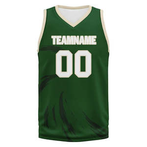 Camiseta de Baloncesto Profesional Sublimada Reversible Negra y Roja, Uniformes de Baloncesto con Servicio OEM - Product Image 4