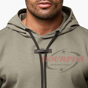 Sudadera con capucha para mujer, color sólido, 100% poliéster, transpirable, informal, para hombre, a precio de mayoreo. - Product Image 5