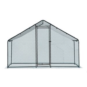 Pollaio in Metallo Grande da 3 Metri con Porta Accessibile e Copertura Impermeabile per Polli, Gatti, Cani e Conigli - Product Image 2