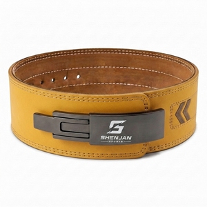 Ceintures de musculation en cuir de vachette avec logo personnalisé - Boucle réglable antidérapante, protection avancée pour l'entraînement en salle de sport avec le meilleur service OEM - Product Image 1