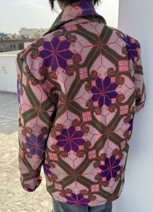 Handmade Vintage <b>Kantha</b> Cotton <b>Jacket</b> – Sustainable Patchwork Quilted Coat, Boho Chic Fashion - Product Image 5