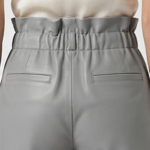 Customized Logo Women PU <b>Leather</b> <b>Shorts</b> Women <b>Leather</b> High Waist Elastic <b>Shorts</b> Wholesale <b>Ladies</b> Fashion PU <b>Leather</b> <b>Shorts</b> - Product Image 4