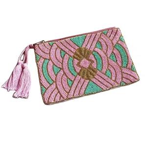 Porte-monnaie personnalisé Star Black en perles de rocaille, magnifique porte-monnaie avec accessoires tendance, sac de maquillage - Product Image 6