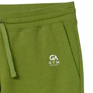 Pantalones Deportivos Casuales para Hombre GYM Active, Cintura Media, Color Verde, Algodón, Cintura Elástica, Pantalones Jogger de Alta Calidad para Hombre, Ropa Urbana - Product Image 5
