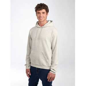 Sweat-shirt à capuche en polaire rouge pour homme, vente en gros pour les acheteurs de vêtements en gros, pull en polaire doux en mélange coton-polyester - Product Image 1