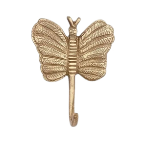 Ganchos de Pared Pequeños de Metal Vintage con Forma de Mariposa, Acabado Antiguo, Colgadores Individuales Decorativos para Llaves, Toallas, Sombreros, Decoración de Pared - Product Image 5