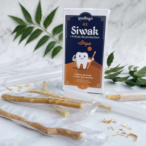 Pure Herbal Miswak Stick Teeth <b>Cleaner</b> Natural Meswak Pack of Four with <b>Plastic</b> Case for Strong Gums and Clean Teeth - Product Image 5