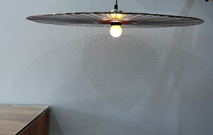Modern Metal <b>Wire</b> <b>LED</b> Pendant <b>Light</b> Industrial Ceiling Hanging Lamp Nordic Decorative Chandelier Black Round Living Room - Product Image 2