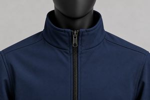 Chaqueta Softshell para Hombre, Cuello Alto, Cierre Completo, Cortavientos, Informal, para Invierno - Product Image 5