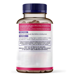 Cápsulas Probióticas para Mujeres OEM ODM, 60 Unidades, 100 Mil Millones de UFC, 34 Cepas, Apoyo Digestivo y del Tracto Urinario - Product Image 2