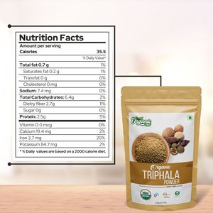 Polvo de Triphala orgánico Envío Gratis | Tónico digestivo a base de hierbas | Calidad de exportación de grado alimenticio | Desde La India - Product Image 4